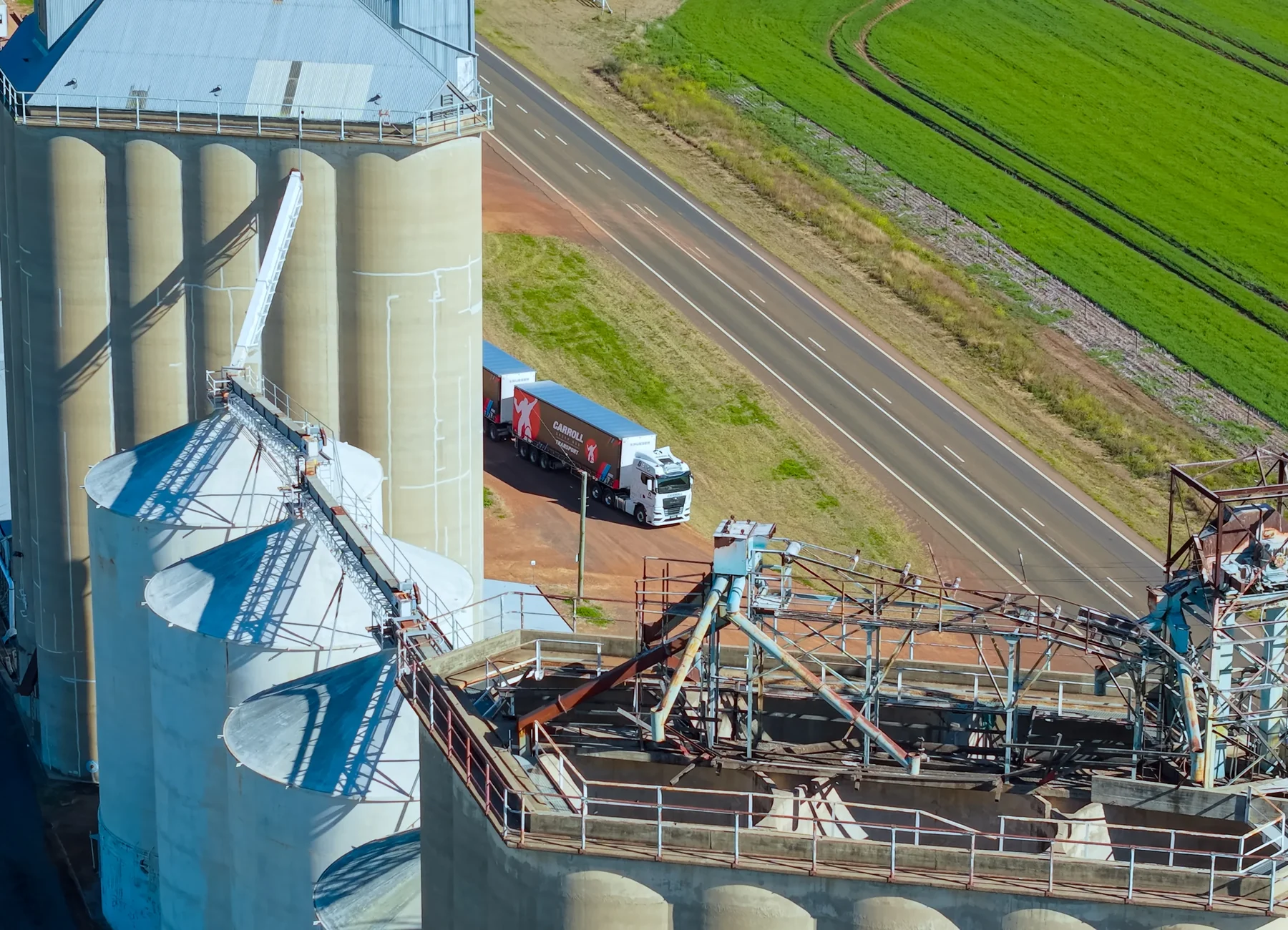 Carroll Group Australia truck supporting a connected industrial operation